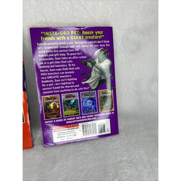 Goosebumps Book Bundle Lot Of 3 The Haunted Car Horrorland Vampire Breath - Picture 7 of 12